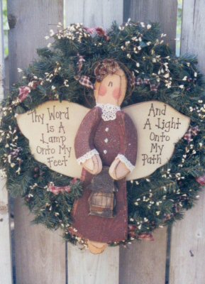 Thy Word Angel Wreath