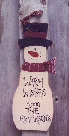 Warm Wishes Luan Snowman